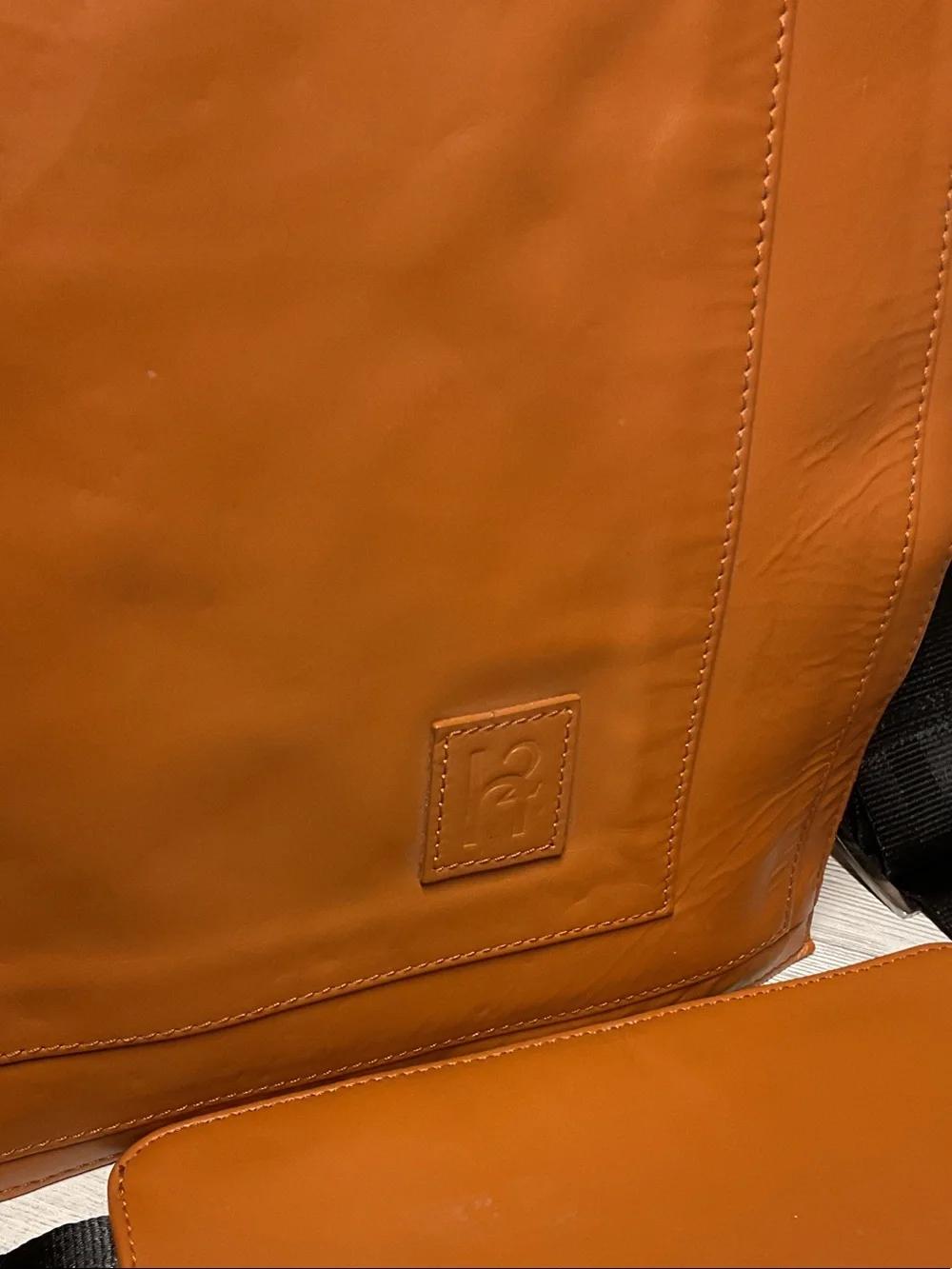 H2CO leather laptop messenger bag Traffic Bag